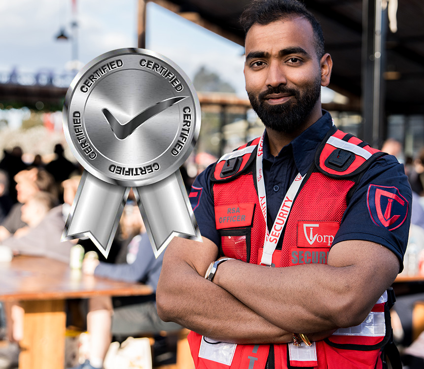 Nationally licensed and fully insured security guard